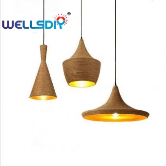 retro Restaurant rope pendant lamps